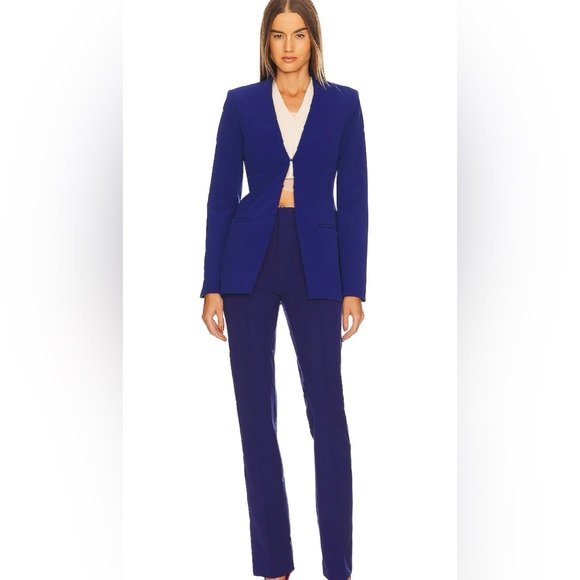 NWT REVOLVE L’Academie Sagen Micro Cropped V Neck Vest in Heather Oatmeal - S - Picture 5 of 16